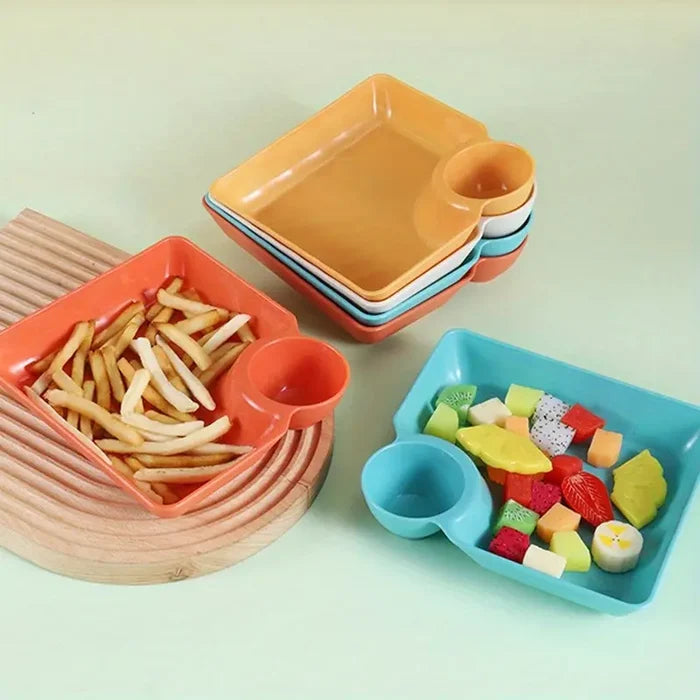4 Pack plastic Serving plates 🇨🇳