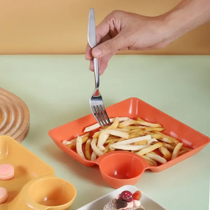 4 Pack plastic Serving plates 🇨🇳