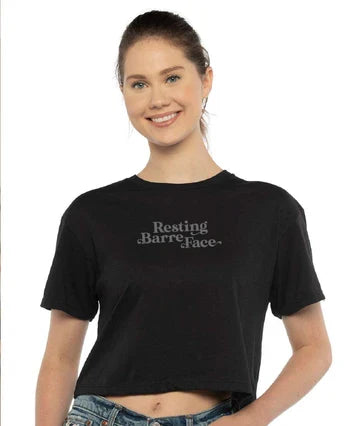 Adult Resting Barre Face Crop Tee