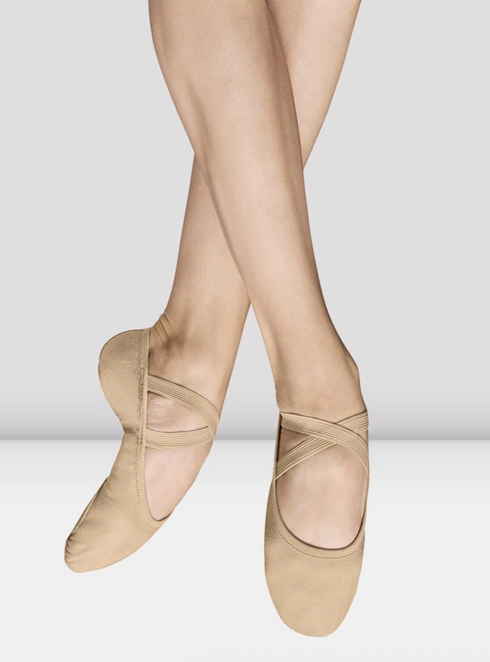 Adults Bloch Performa Canvas Stretch Ballet Flats