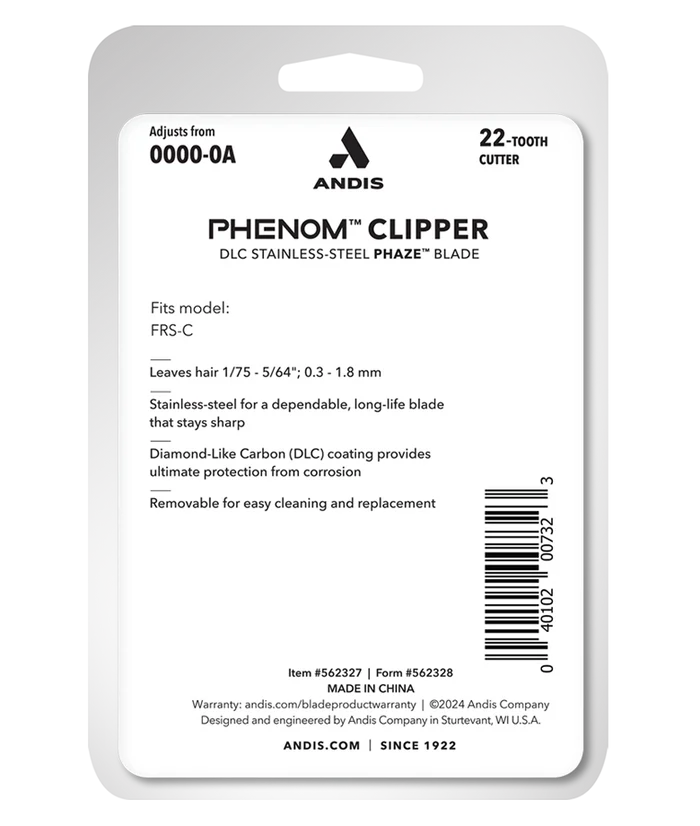 Andis Phenom Clipper Phaze Blade # 562327 - Palms Fashion Inc.