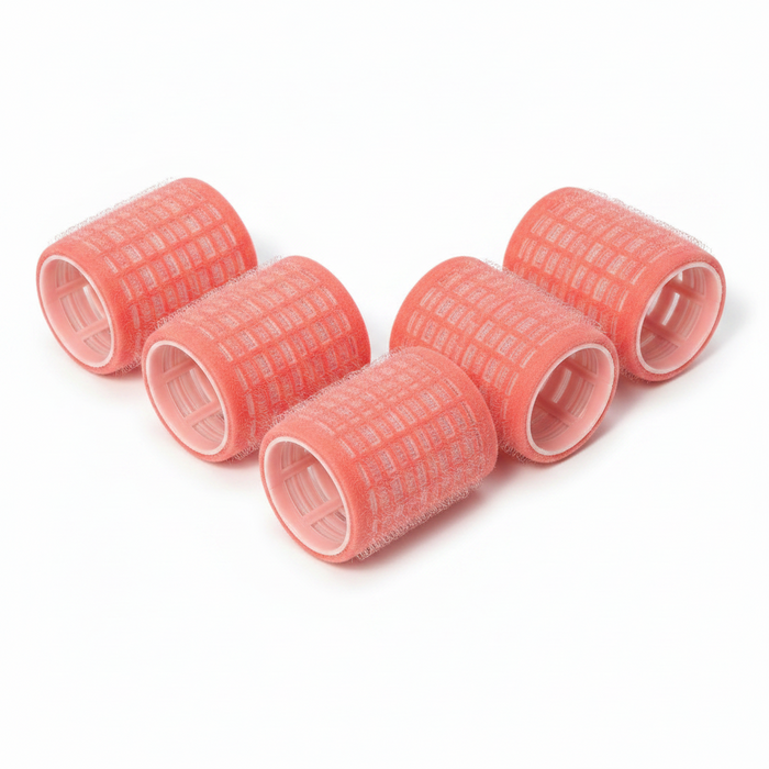 Annie Self-Gripping Hair Rollers 1 5/8 Inch, 6 Count, Pink