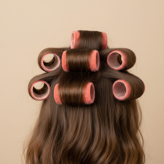 Annie Self-Gripping Hair Rollers 1 5/8 Inch, 6 Count, Pink