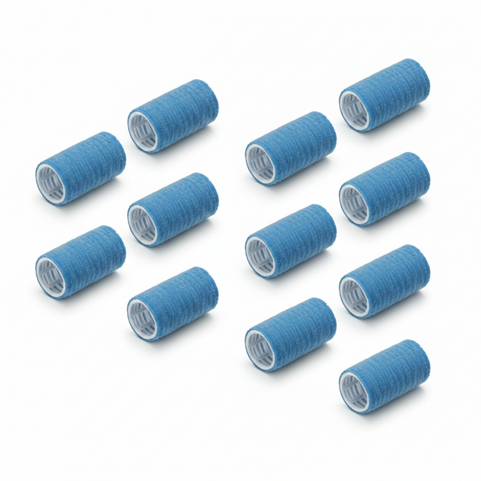 Annie Self-Gripping Hair Rollers 1 Inch, 6 Count, Blue