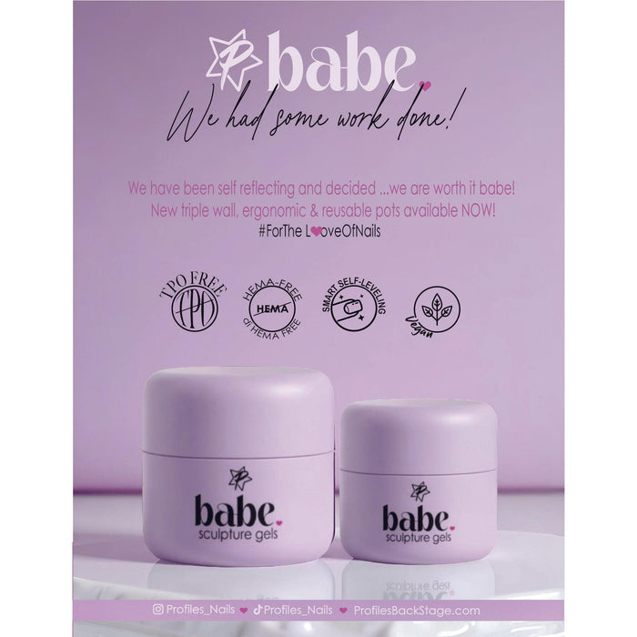 Babe Sculpture Gel - Clear (HEMA/TPO Free)-Profiles-30ml-Gel Essentialz