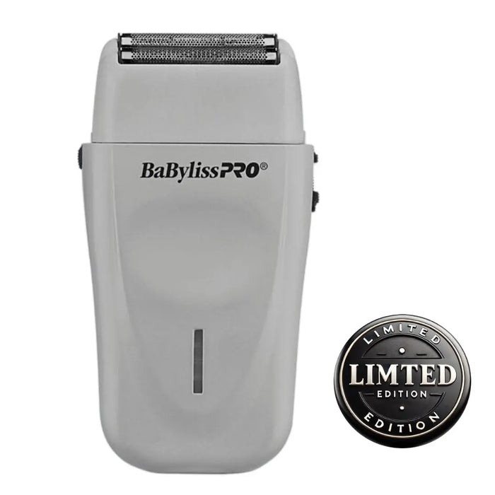"Ergonomic double foil shaver with dual counter-cutting blades and 10,000-RPM motor"