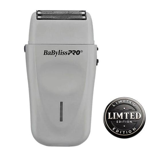 "Ergonomic double foil shaver with dual counter-cutting blades and 10,000-RPM motor"