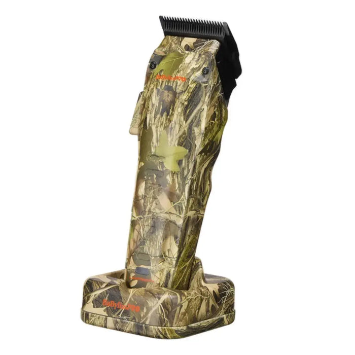 BaBylissPRO Camo LO-PROFX Compact Clipper (Limited Edition) Camouflage hair trimmer on a white background