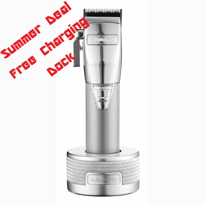 BaBylissPro SilverFX Clipper # FX870S + FREE CHARGING BASE - Palms Fashion Inc.