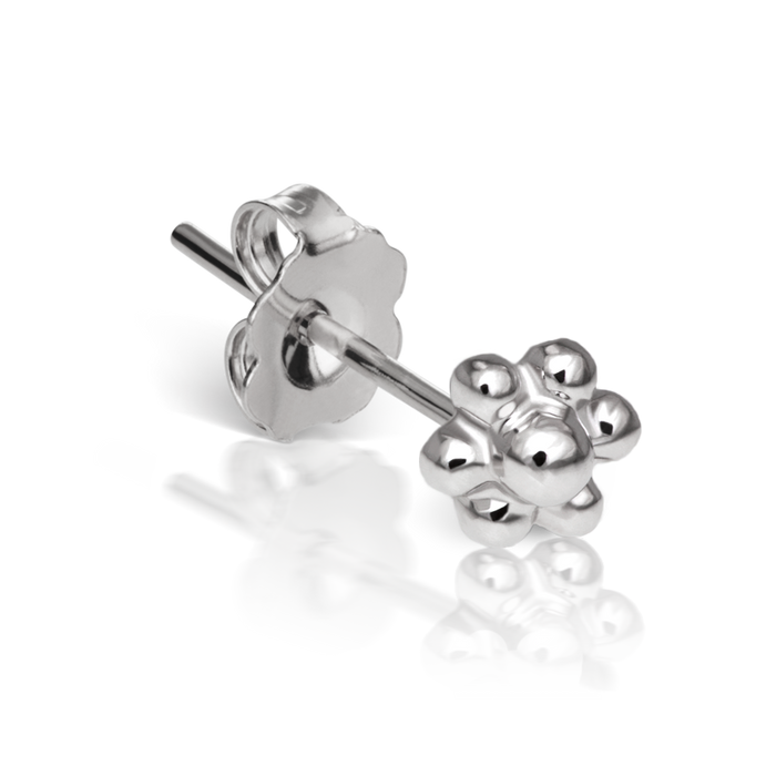 Ball Flower Stud Earring