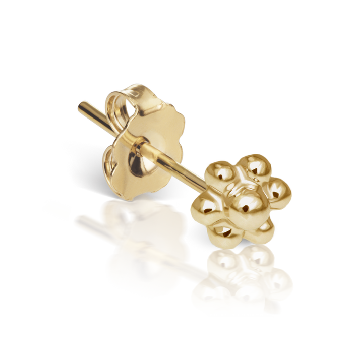 Ball Flower Stud Earring