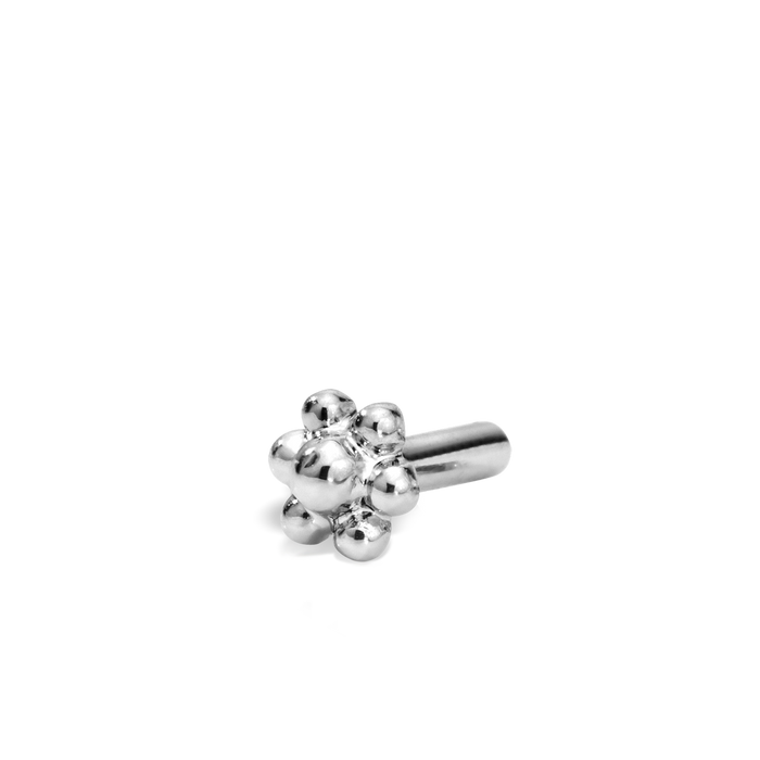 Ball Flower Tash Threaded Backing
