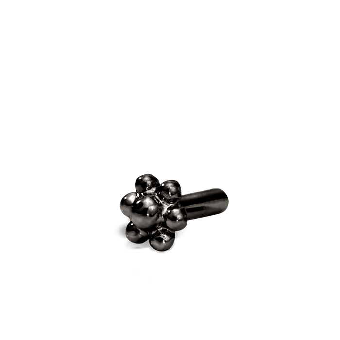 Ball Flower Tash Threaded Backing