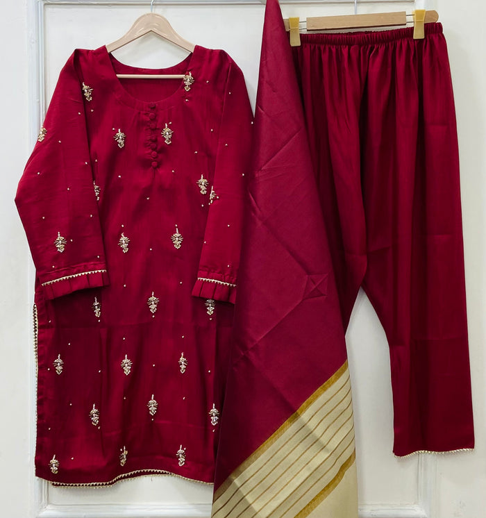 Banno 3PC (Raw Silk) D-515