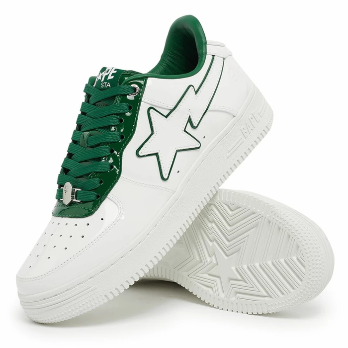 BAPE STA Charol White Green