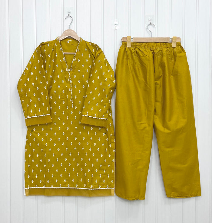 Bareeze Block Printed | Cotton D-719