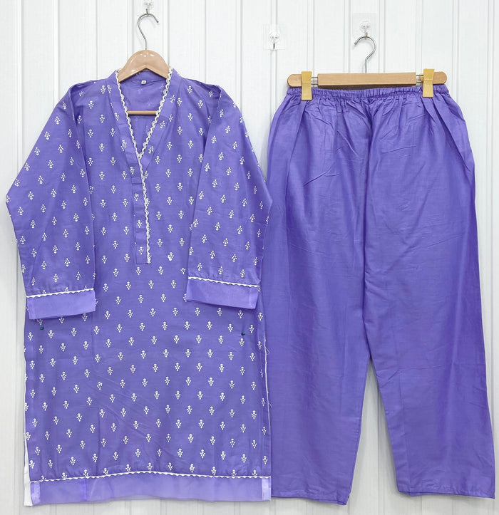 Bareeze Block Printed | Cotton D-719