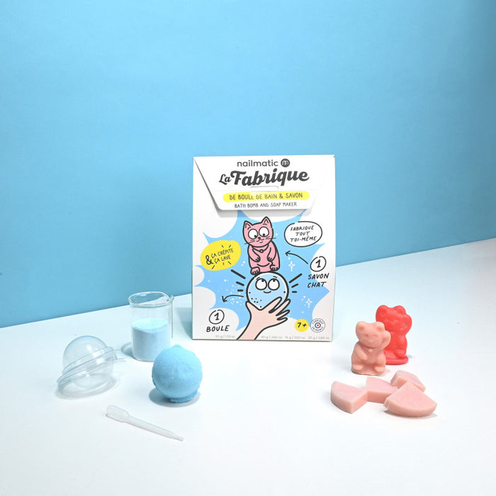 Nailmatic - Bath Bomb & Soap - Crackling - Cat - Lifestyle Cut