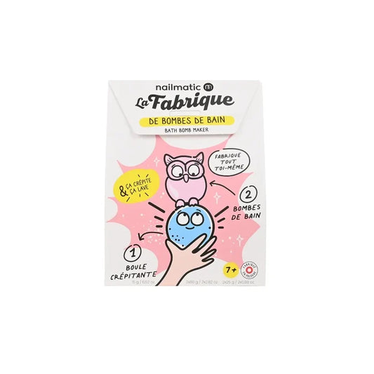 Nailmatic - Bath Bomb & Soap Making Kit  - Crackling - Owl