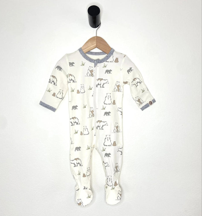 MeOMyEarth Bear Family Footie – Made from Eco-Friendly Fabric