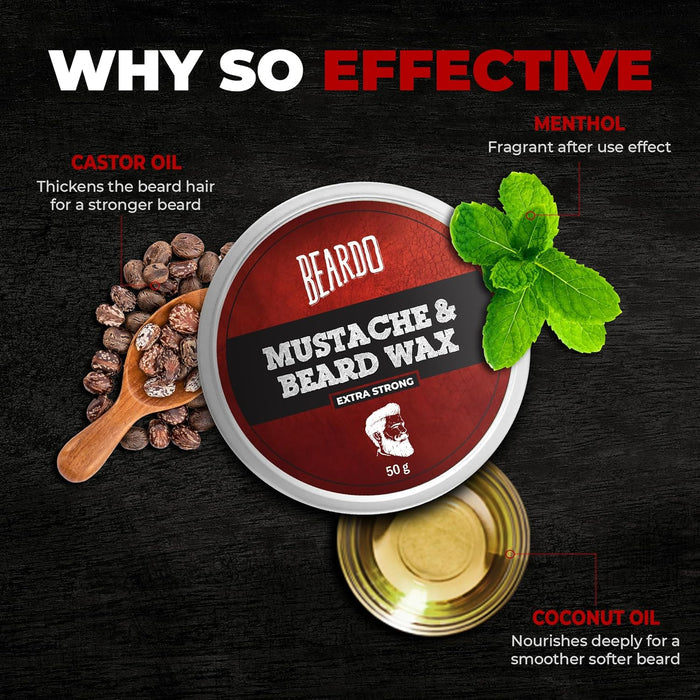 Beardo Beard and Mustache Wax - 50 gm
