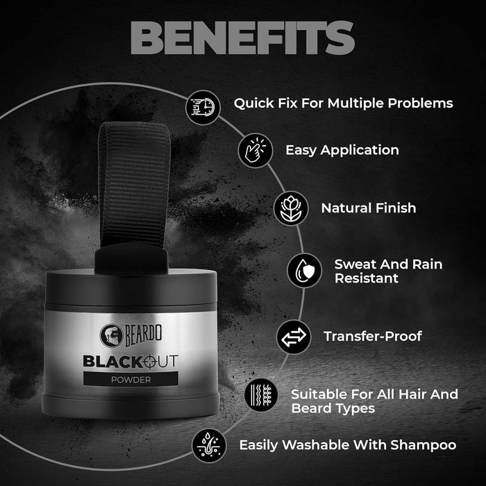 Beardo Blackout Hair Powder-4G