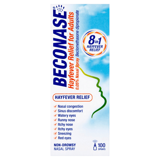 Beconase Hayfever Relief for Adults 0.05% Nasal - 100 Spray