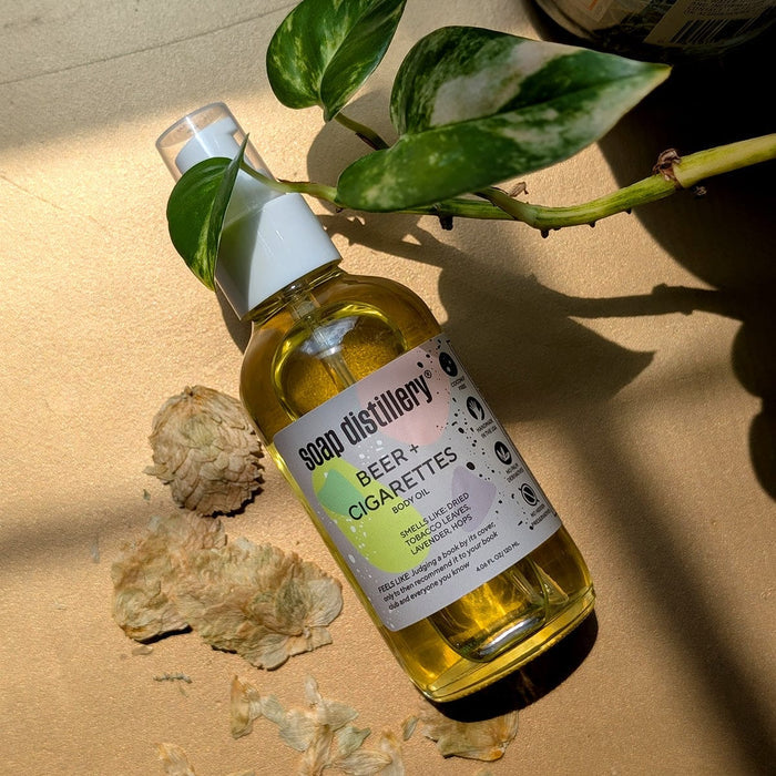 Soap Distillery Beer + Cigarettes Botanical Body Oil