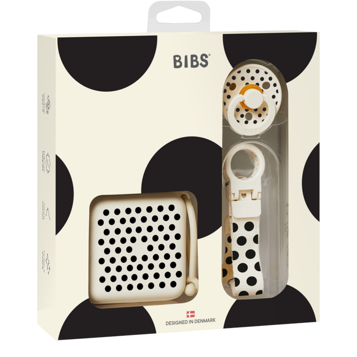 BIBS Soothe & Go Polka Gift Set