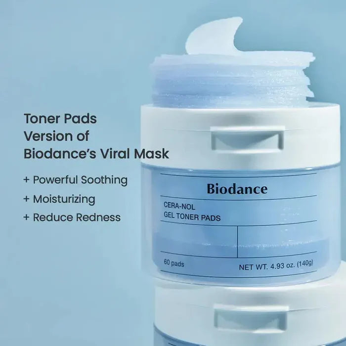 BIODANCE Hydro Cera-nol Real Deep Mask Set + Cera-nol Gel Toner Pads - DOKAN