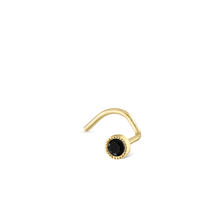 Yellow Gold / 1.5mm / Right Bend