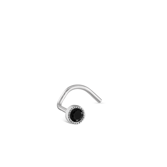 White Gold / 1.5mm / Left Bend