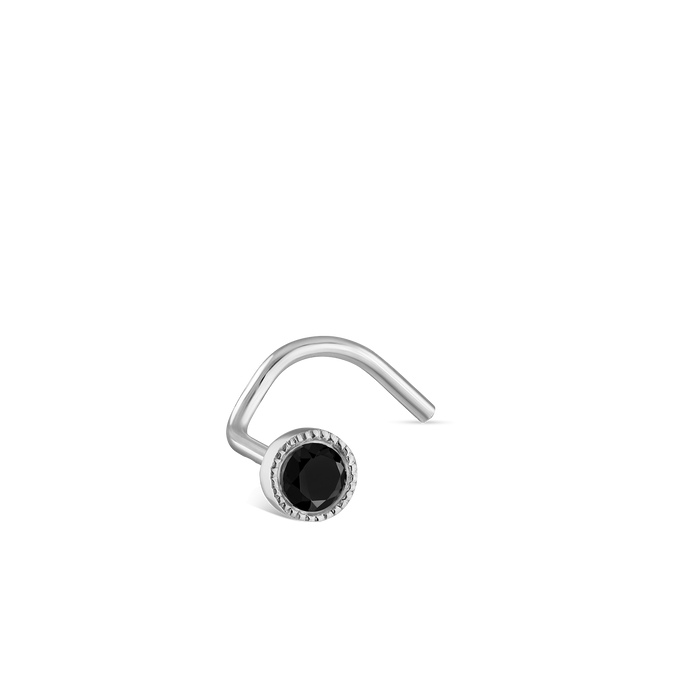 White Gold / 2mm / Left Bend