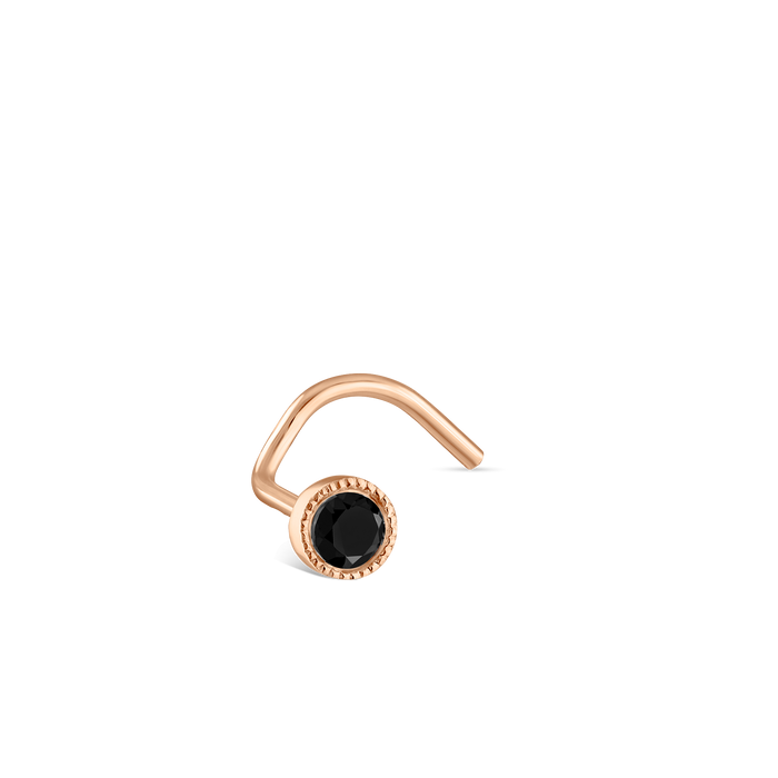 Rose Gold / 2mm / Left Bend