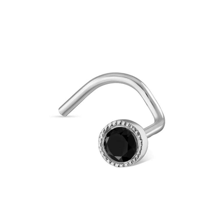 Black Diamond Scalloped Set Nostril Screw