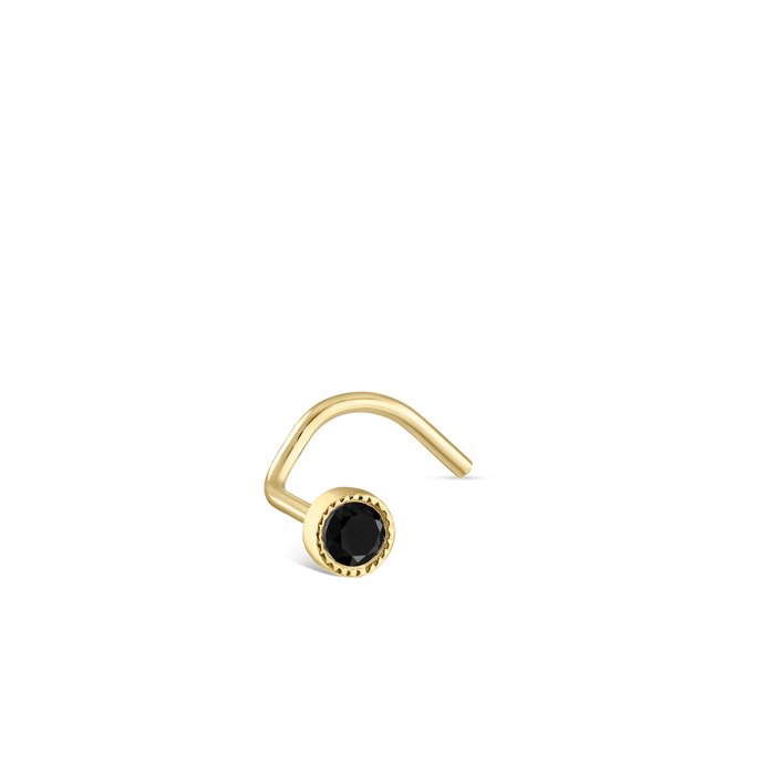 Yellow Gold / 1.5mm / Left Bend