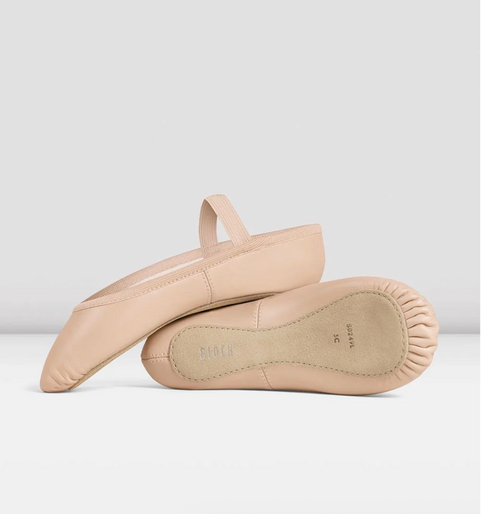 Bloch Ladies Giselle Full Sole Leather Ballet Flats