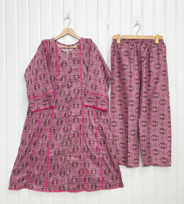 Blossom Printed | Lawn Frocks D-707