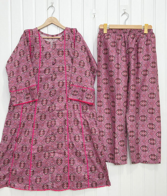 Blossom Printed | Lawn Frocks D-707