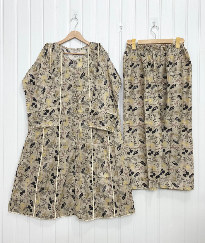Blossom Printed | Lawn Frocks D-707