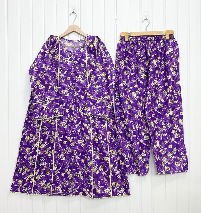 Blossom Printed | Lawn Frocks D-707