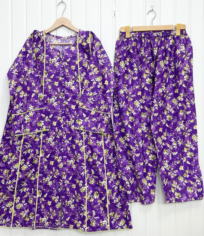 Blossom Printed | Lawn Frocks D-707