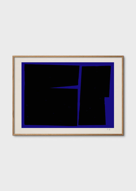 Blue Geometric 02 by Bycdesign Studio