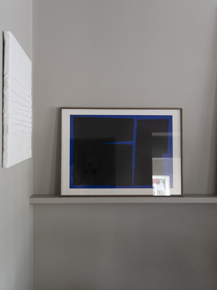 Blue Geometric 02 by Bycdesign Studio