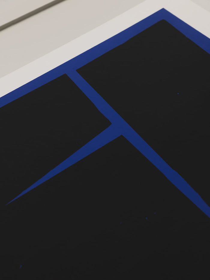 Blue Geometric 02 by Bycdesign Studio