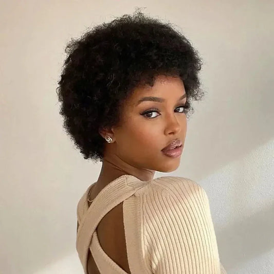 soft afro glueless lace wigs perfect for everyday slay