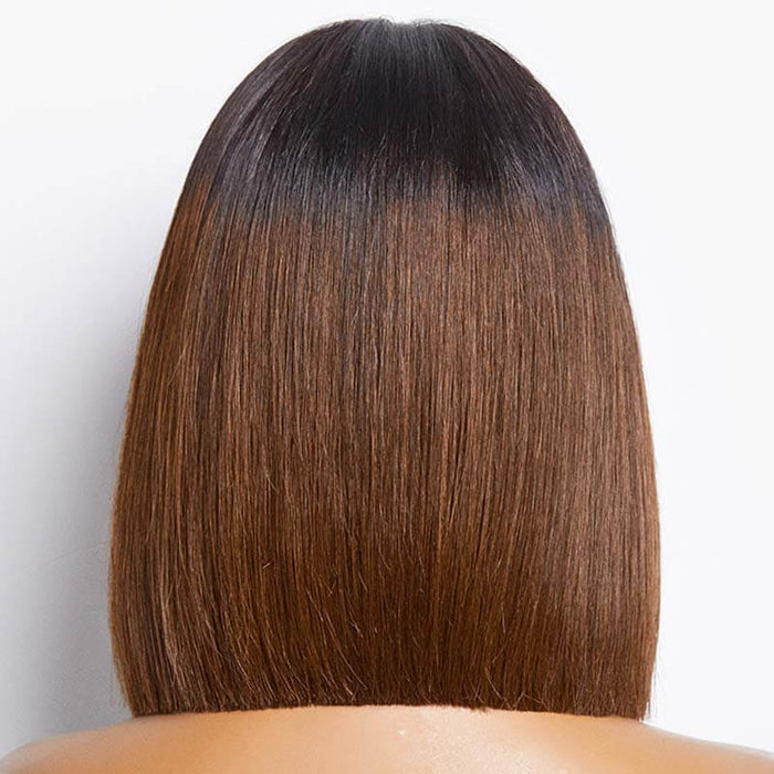 qvr wigs blunt cut short bob for confident black beauty
