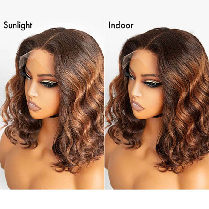 qvr wigs 4x4 closure straight bob for everyday chic looks