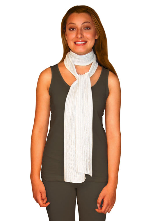 Bolivian Cotton Knit Scarf
