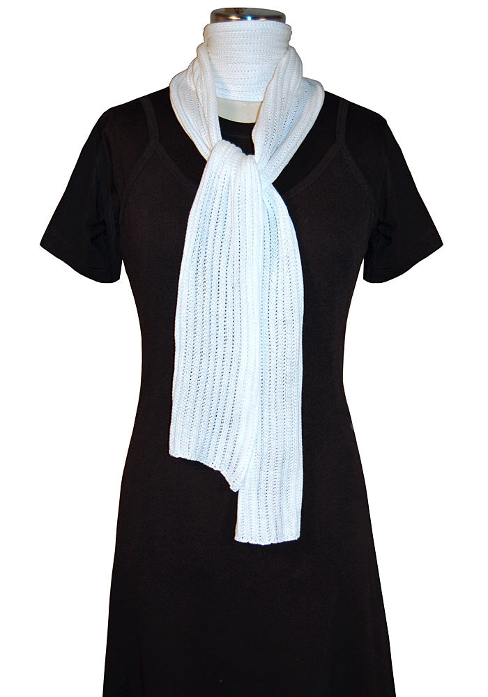 Bolivian Cotton Knit Scarf